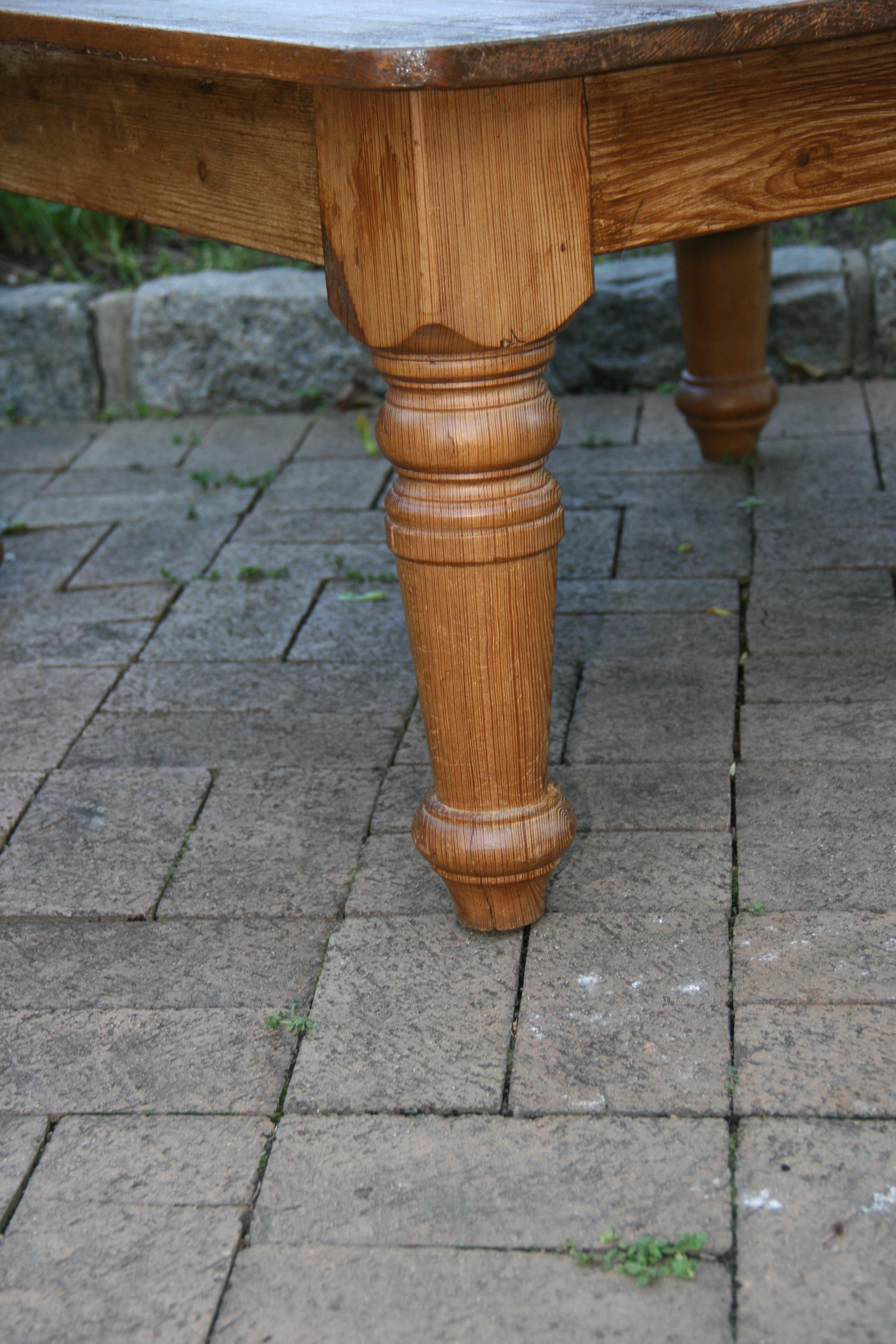 english pine coffee table