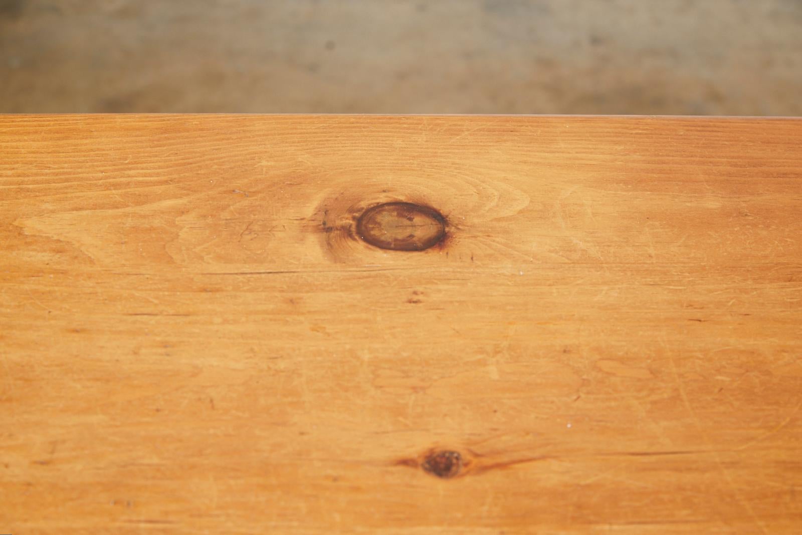English Country Pine Farmhouse Dining Table 4