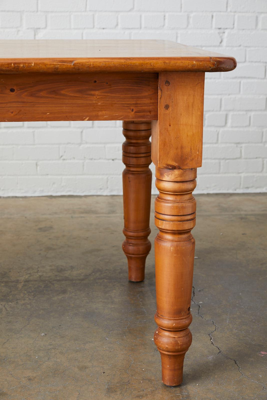 country pine dining table