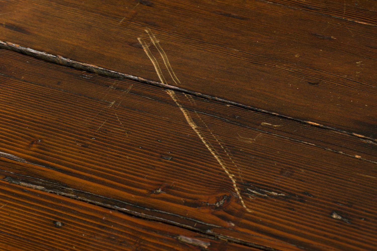 Tavolo da pranzo a cavalletto in Oak e ferro in stile country inglese in vendita 5