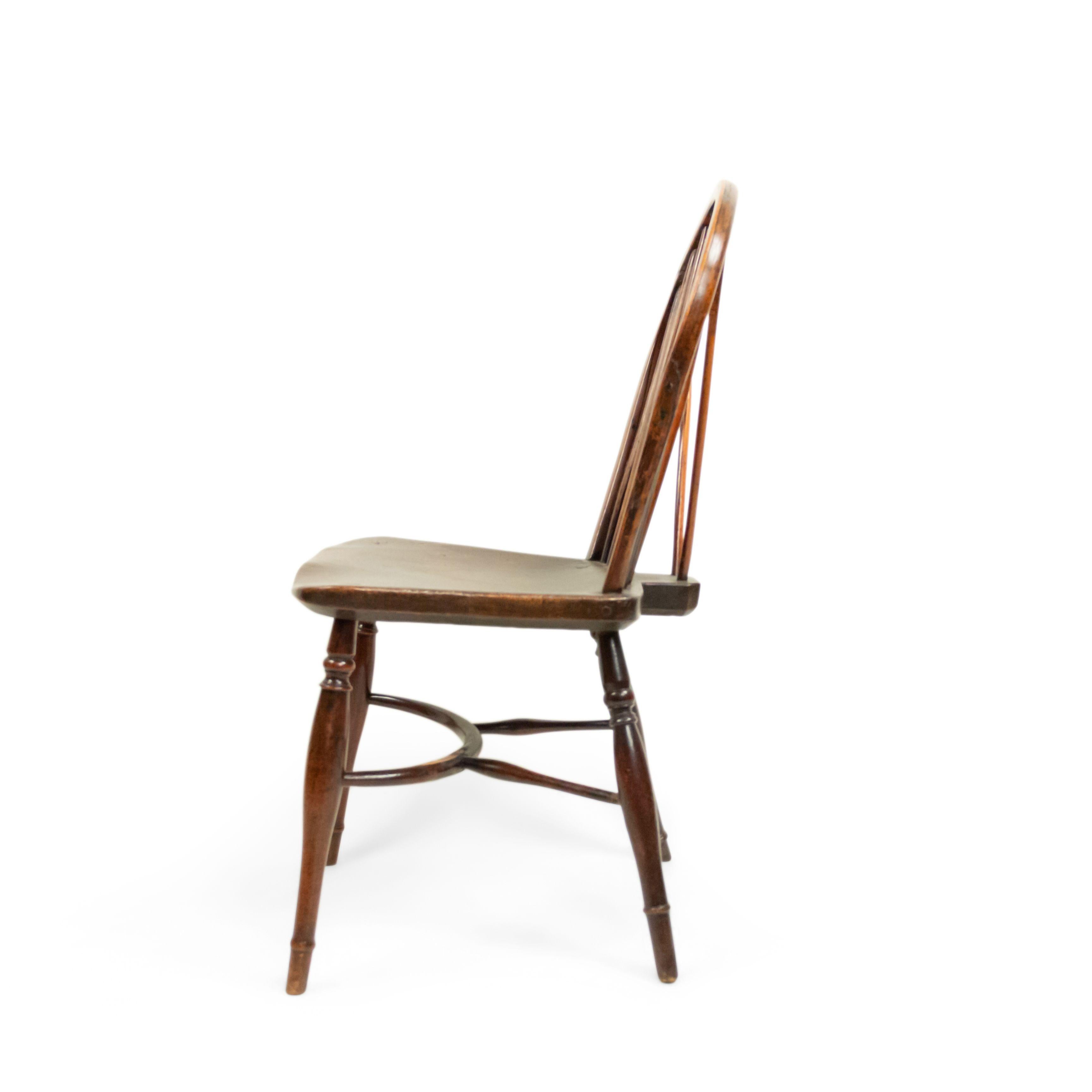 English Country Walnut Windsor Side Chair For Sale 8
