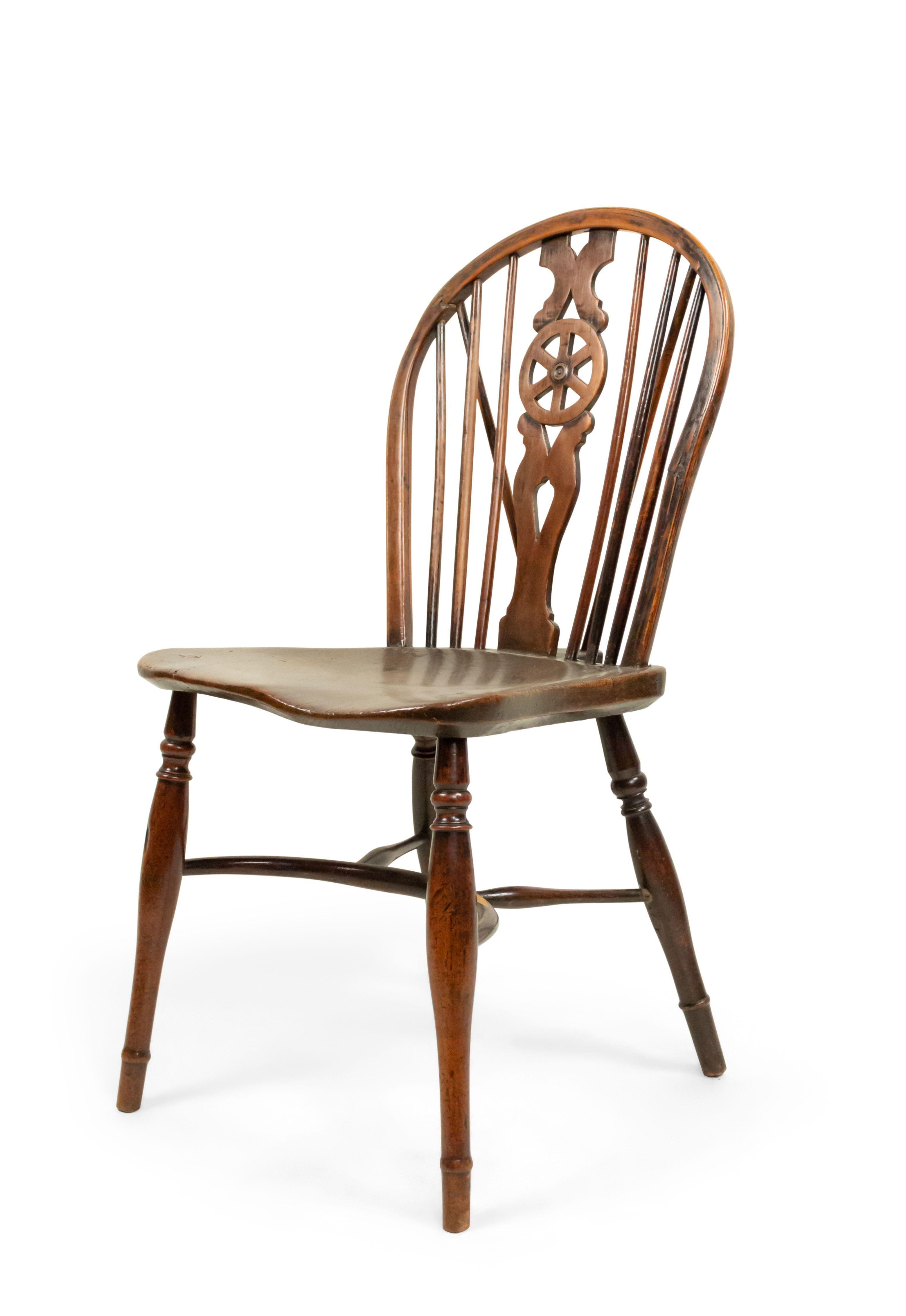 English Country Walnut Windsor Side Chair For Sale 10