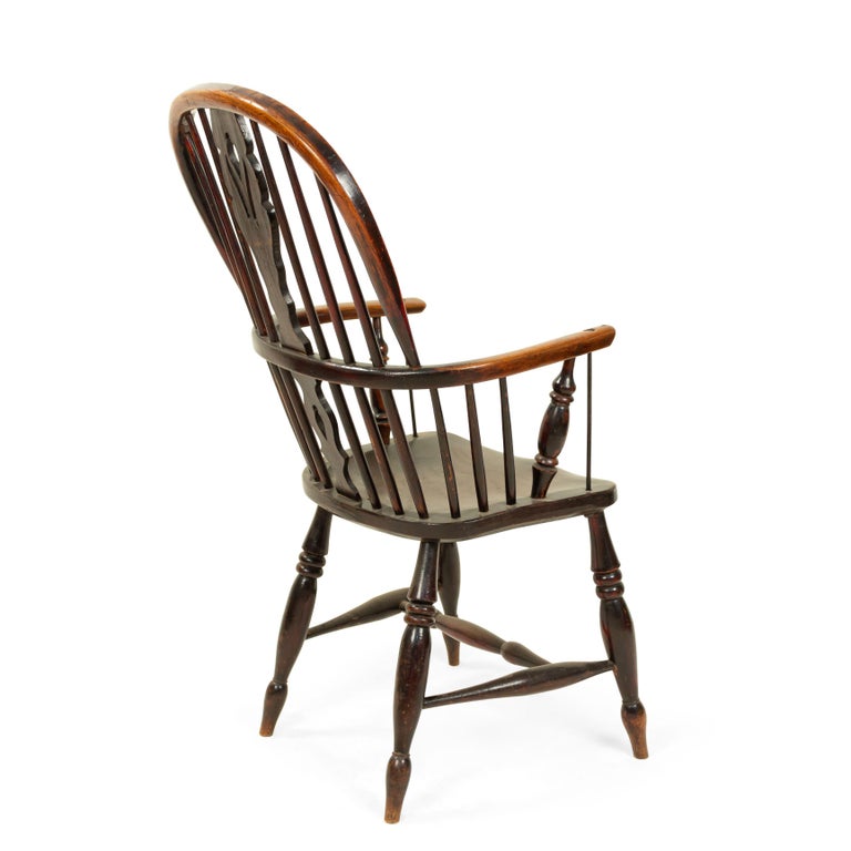 English Country Windsor Armchair For Sale at 1stDibs