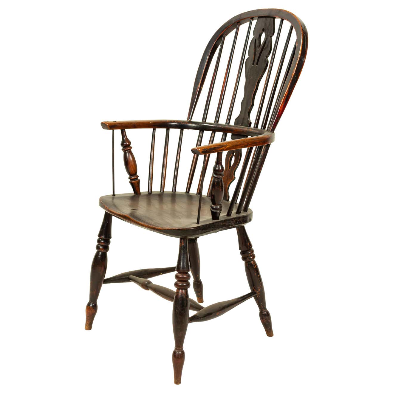 English Country Windsor Armchair For Sale at 1stDibs