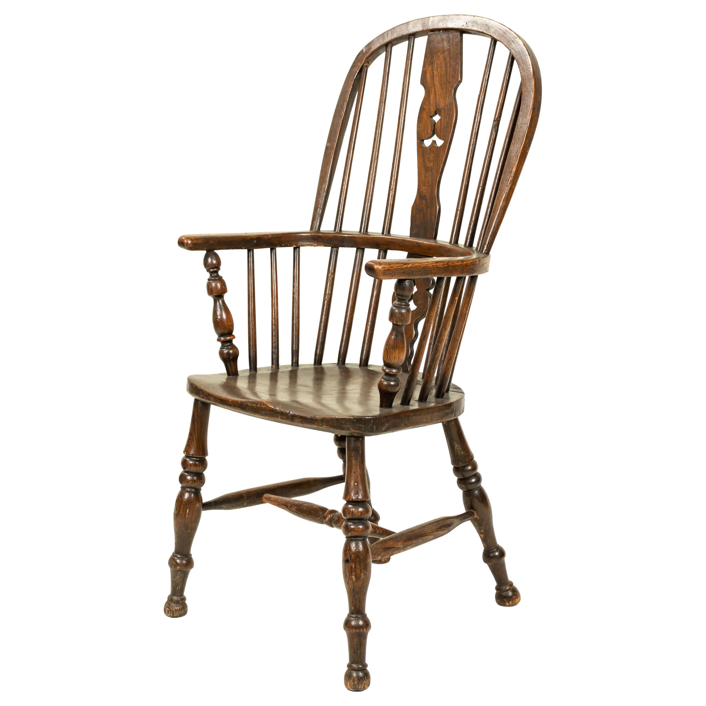 English Country Windsor Spindle Armchair