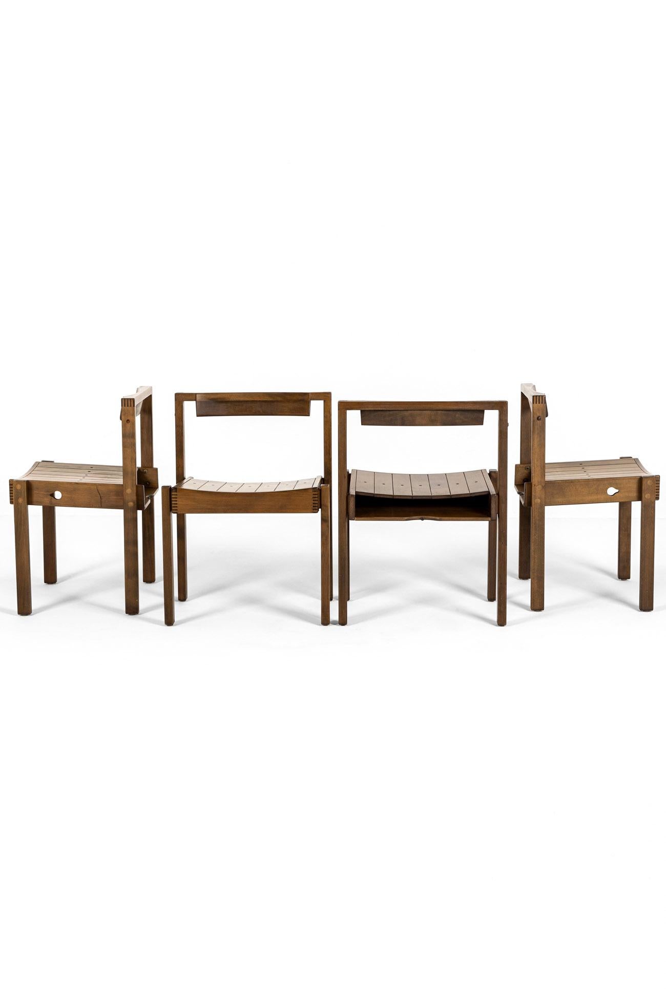 Mid-Century Modern English Coventry Cathedral Stackable Chairs en vente