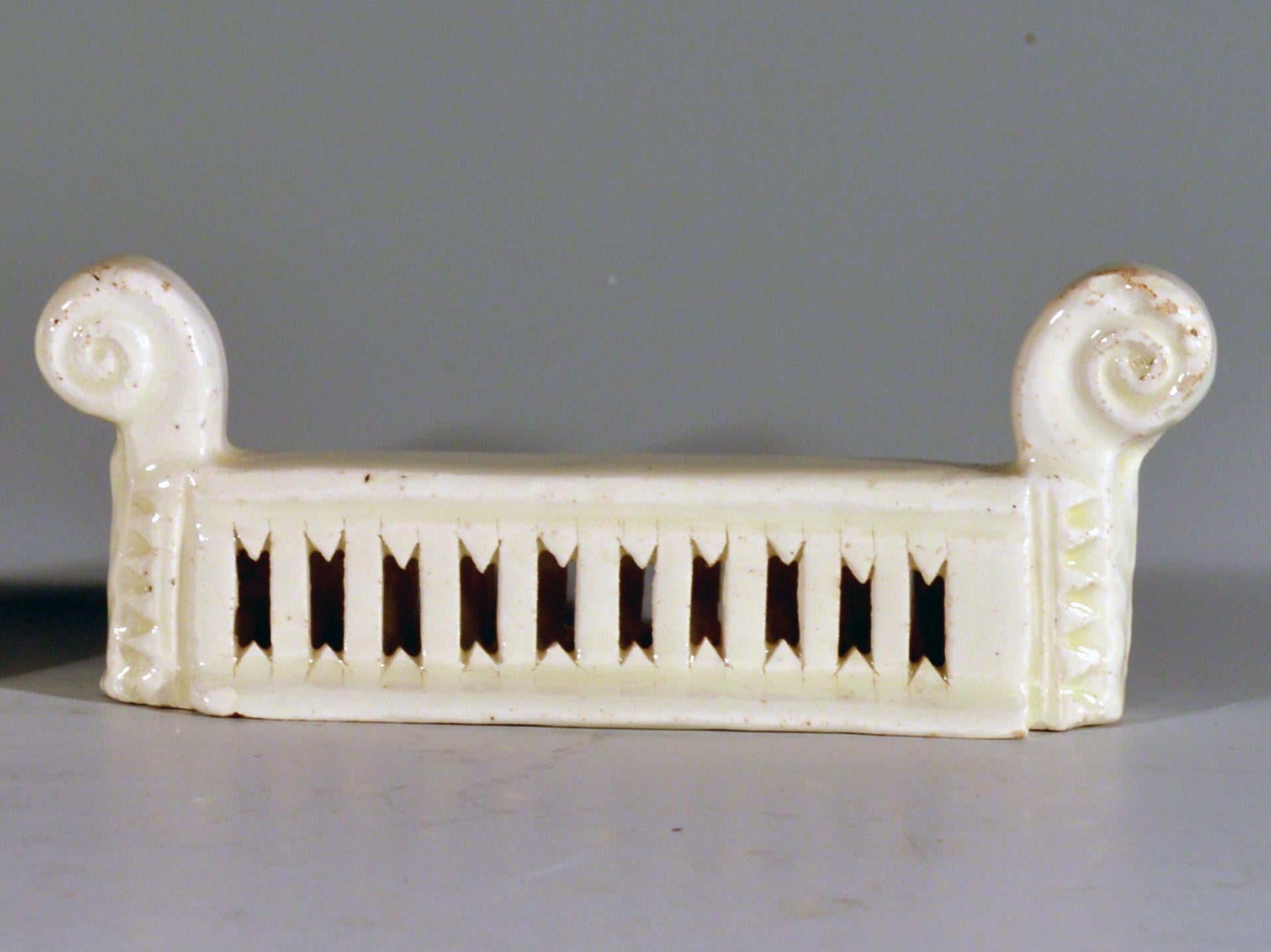 Italian Early 19th Century Creamware Knife Rests For Sale