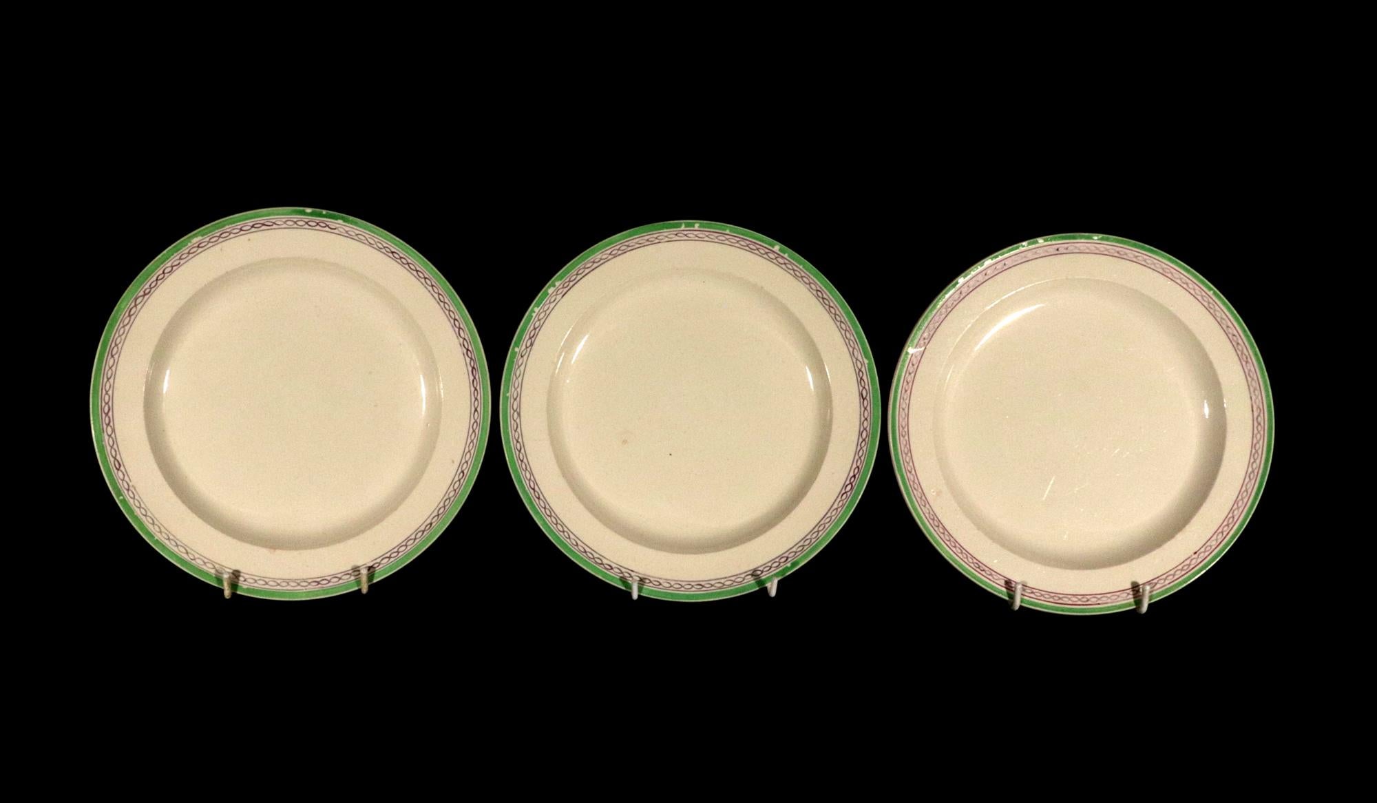 Englisches Dessertservice aus englischer Wedgwoodware-Keramik von Hicks Meigh & Co. im Angebot 6