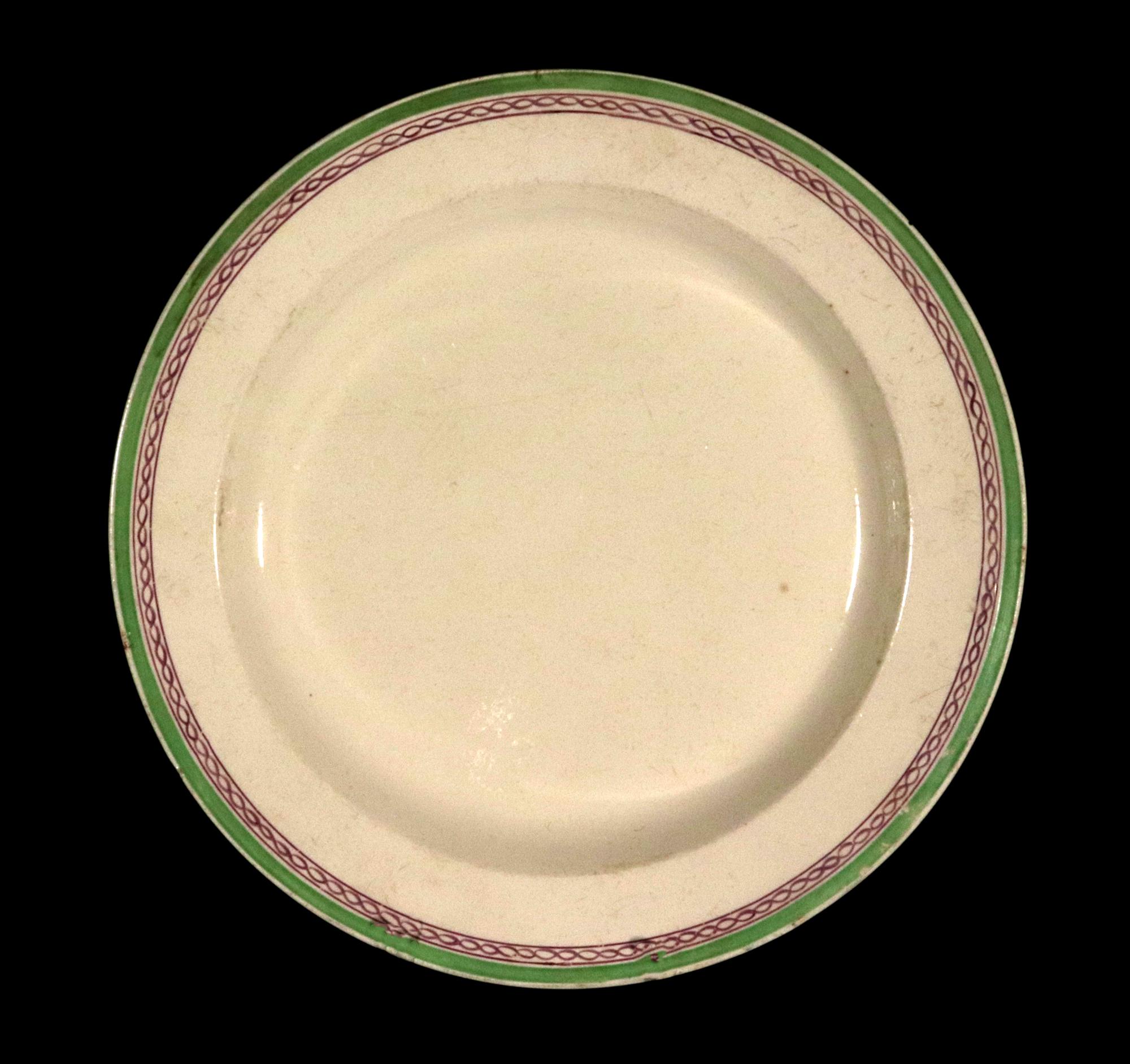 Englisches Dessertservice aus englischer Wedgwoodware-Keramik von Hicks Meigh & Co. im Angebot 1