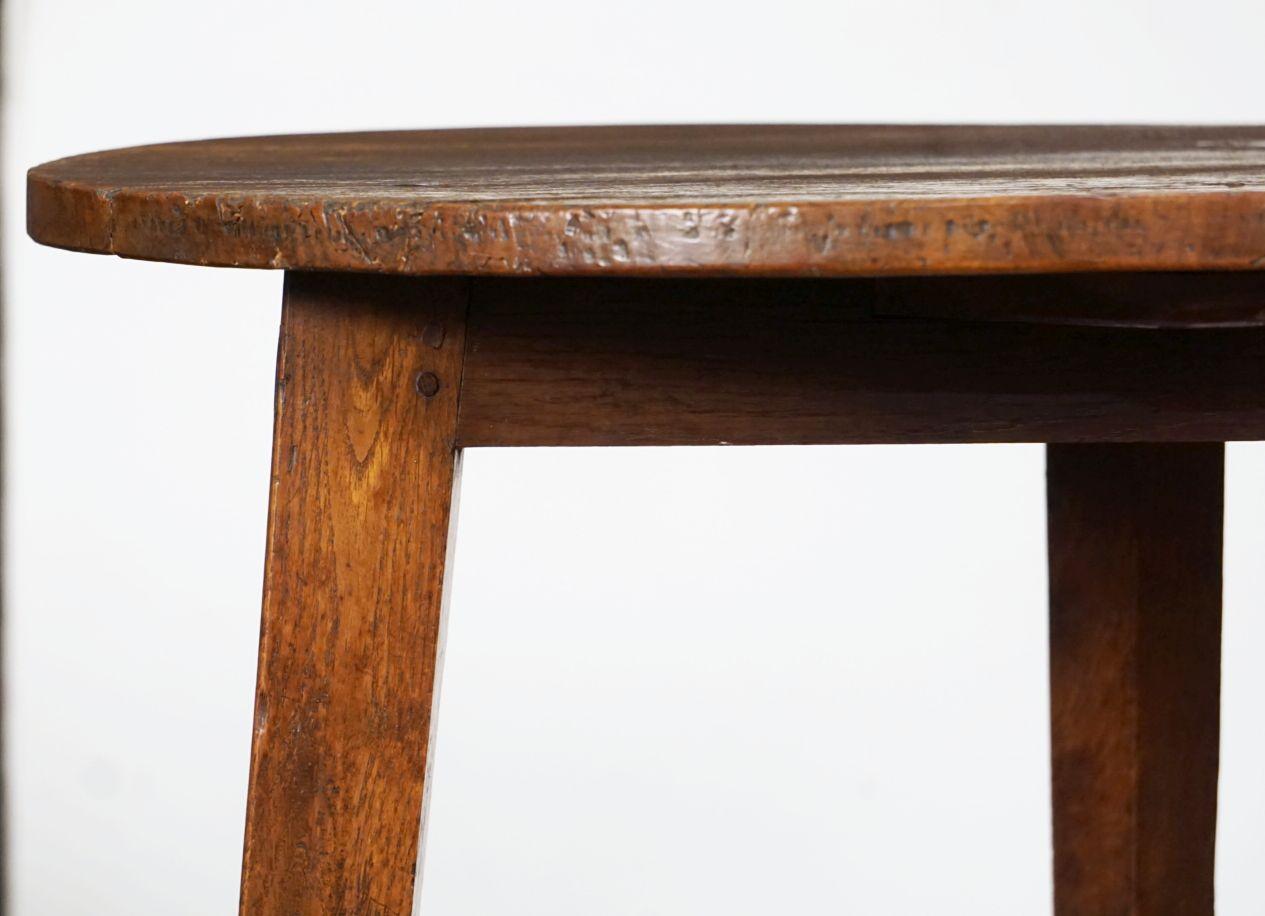 Wood English Cricket Table from the Georgian Era For Sale