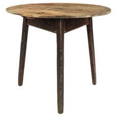 Antique English Cricket Table in Pine