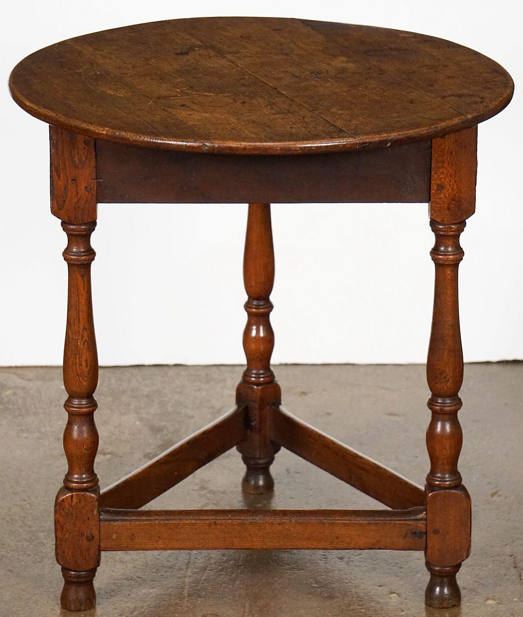 English Cricket Table of Oak and Ash from the George III Period 6