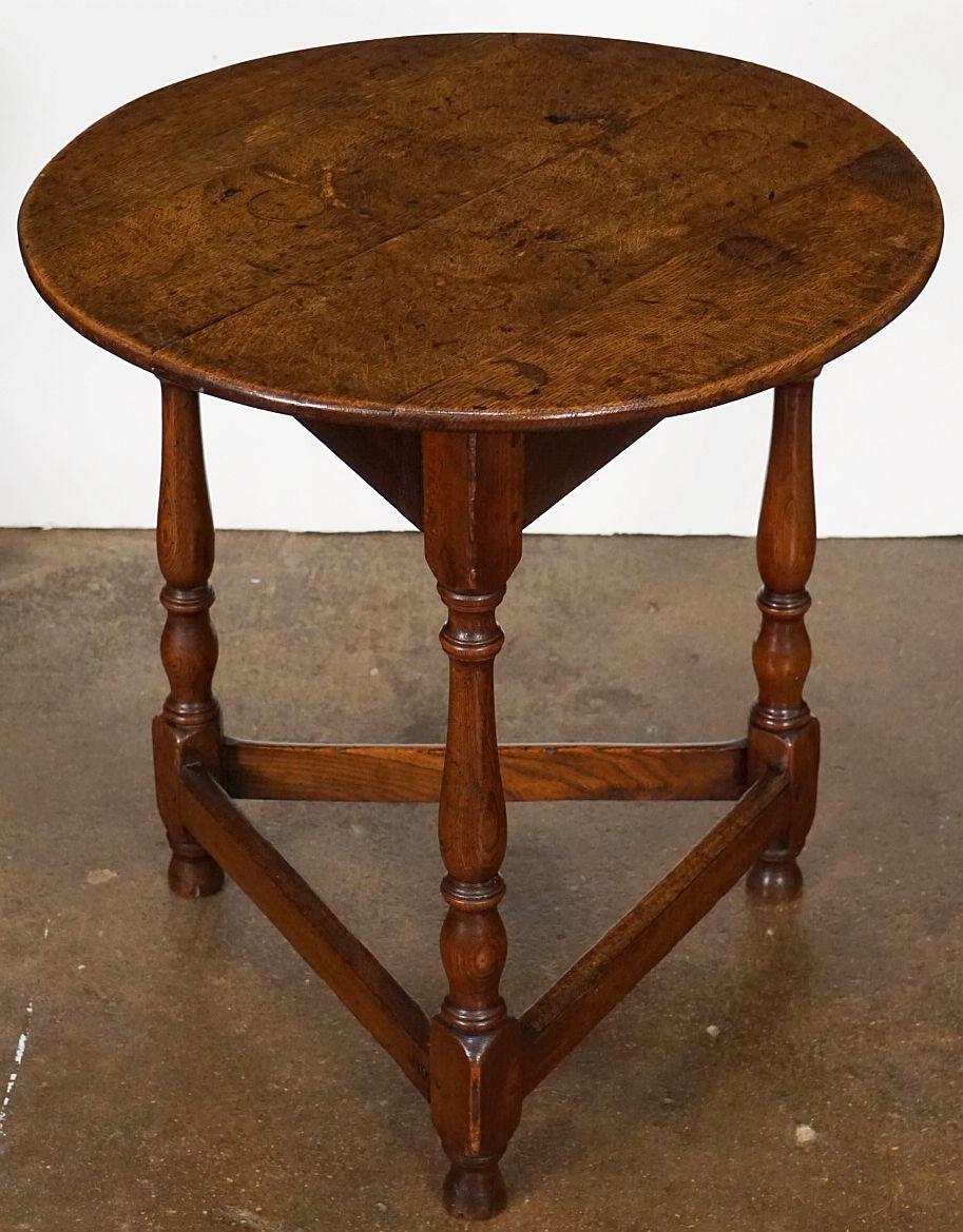 English Cricket Table of Oak and Ash from the George III Period 1