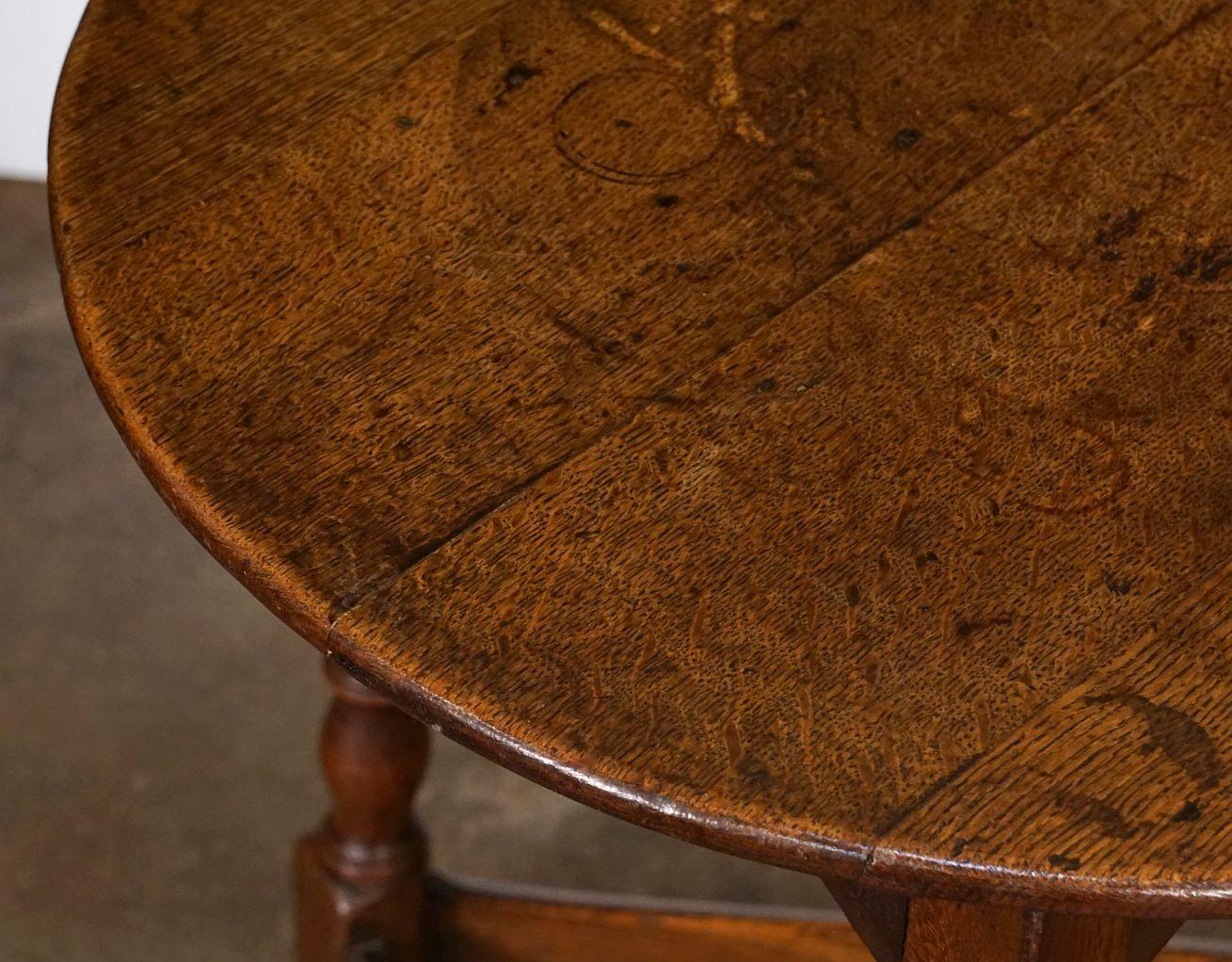 English Cricket Table of Oak and Ash from the George III Period 3
