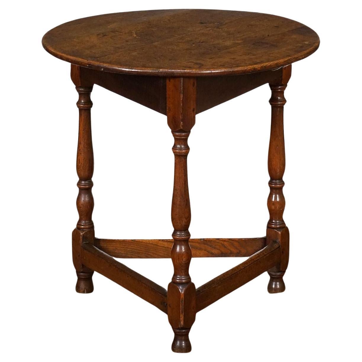 English Cricket Table of Oak and Ash from the George III Period