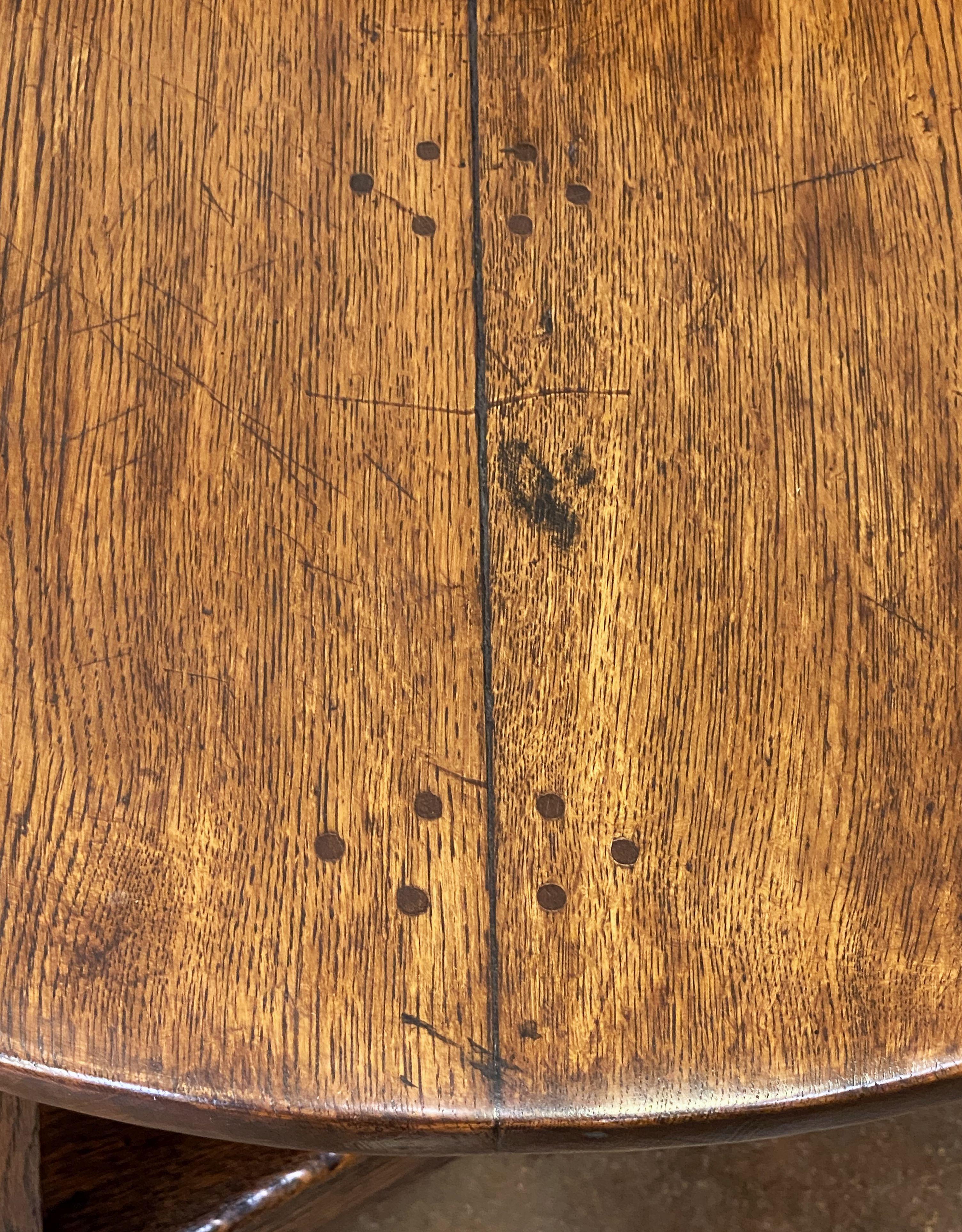 English Cricket Table of Oak from the Georgian Era 14