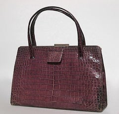 Englische Krokodil Handtasche
