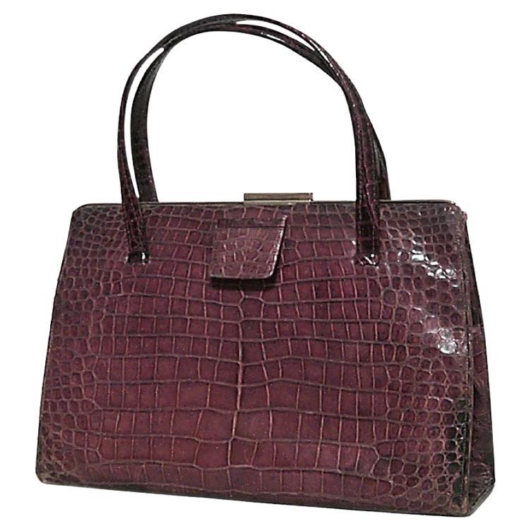 English Crocodile Hand Bag