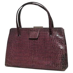 Englische Krokodil Handtasche