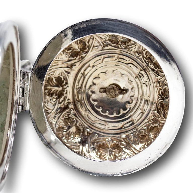 English Crystal and Silver Plate Wine Jug For Sale at 1stDibs