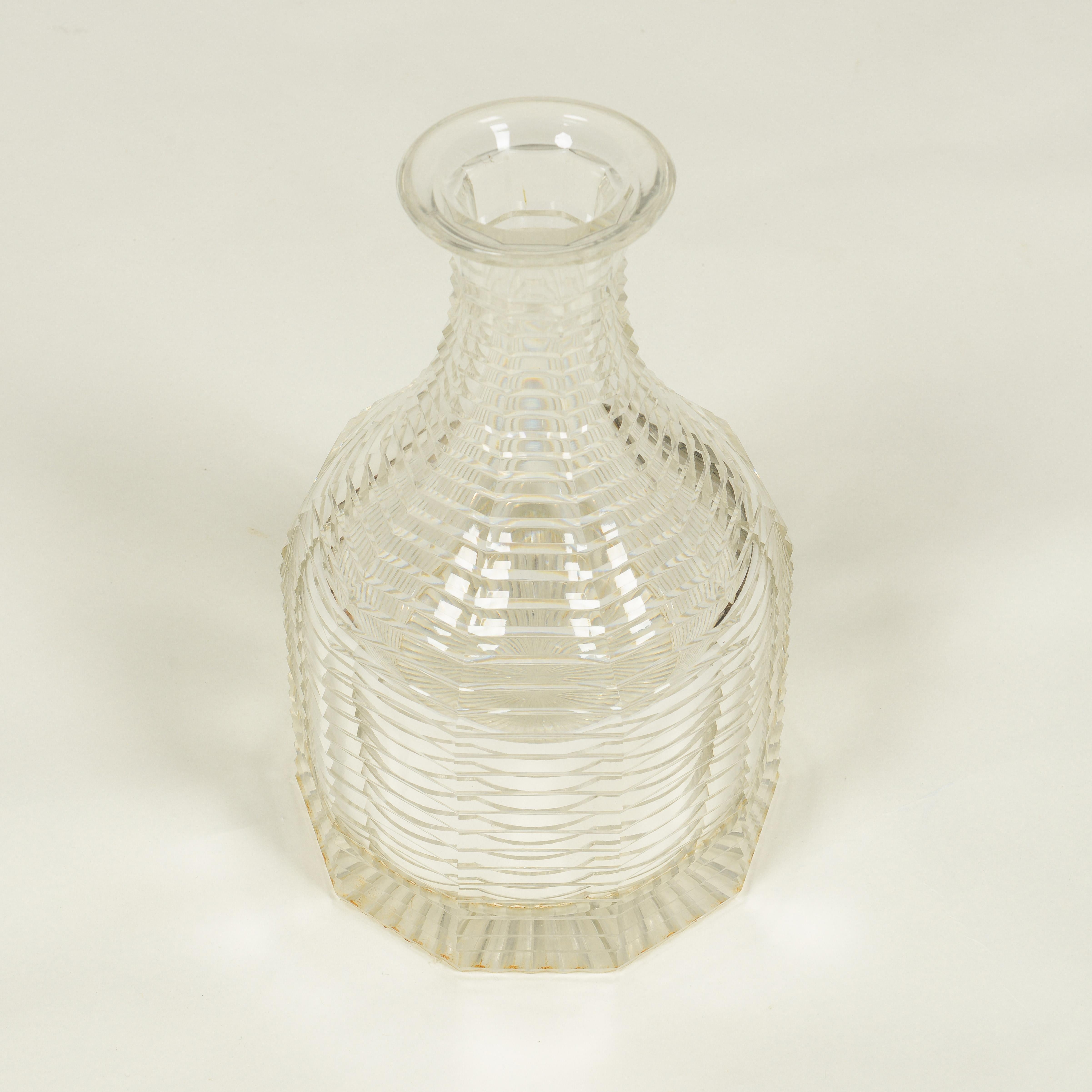 English Cut Crystal Decanter For Sale 4