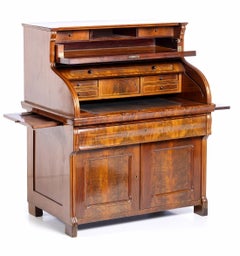 ENGLISH CYLINDER DESK 19th Century