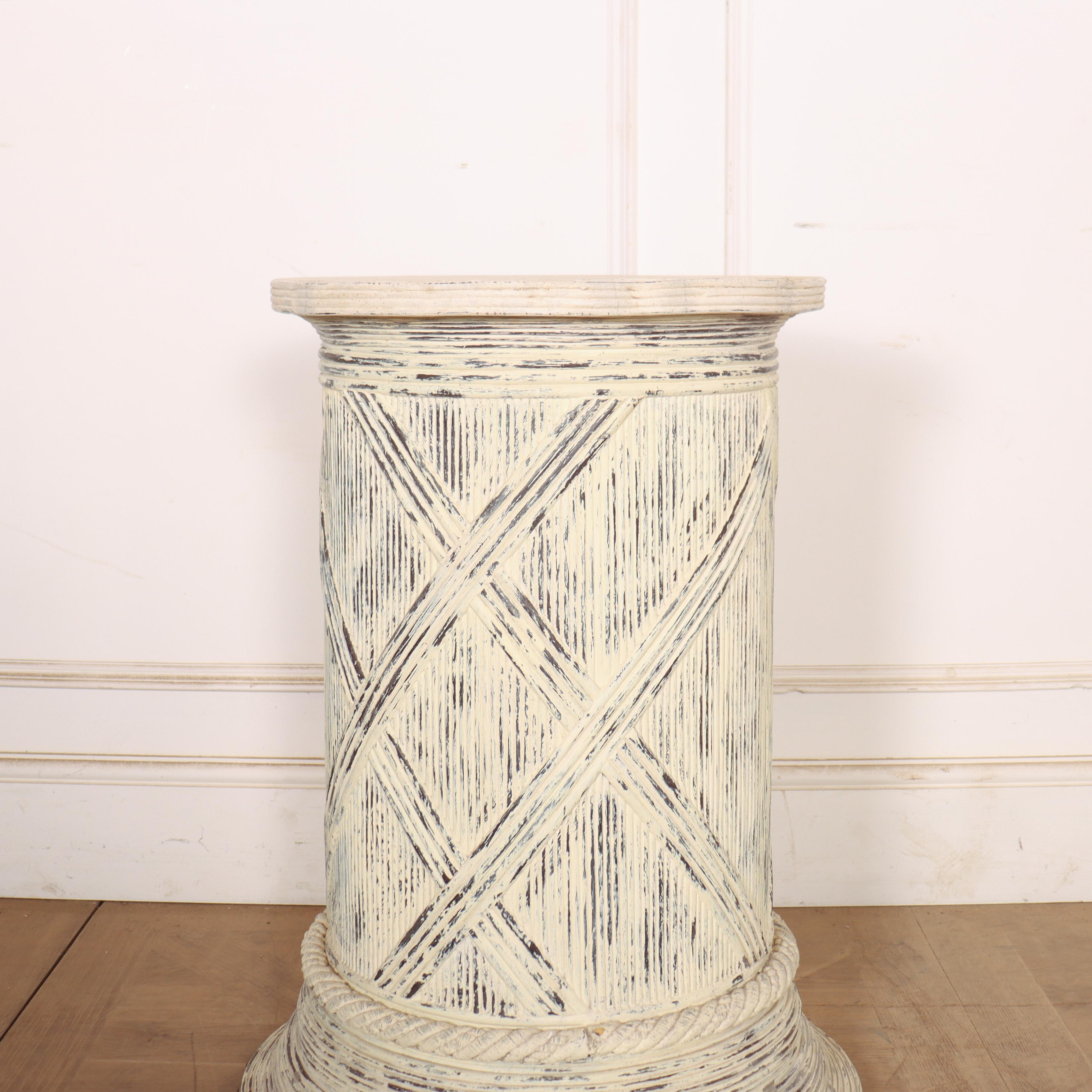 Victorian English Cylindrical Sculpture Stand For Sale