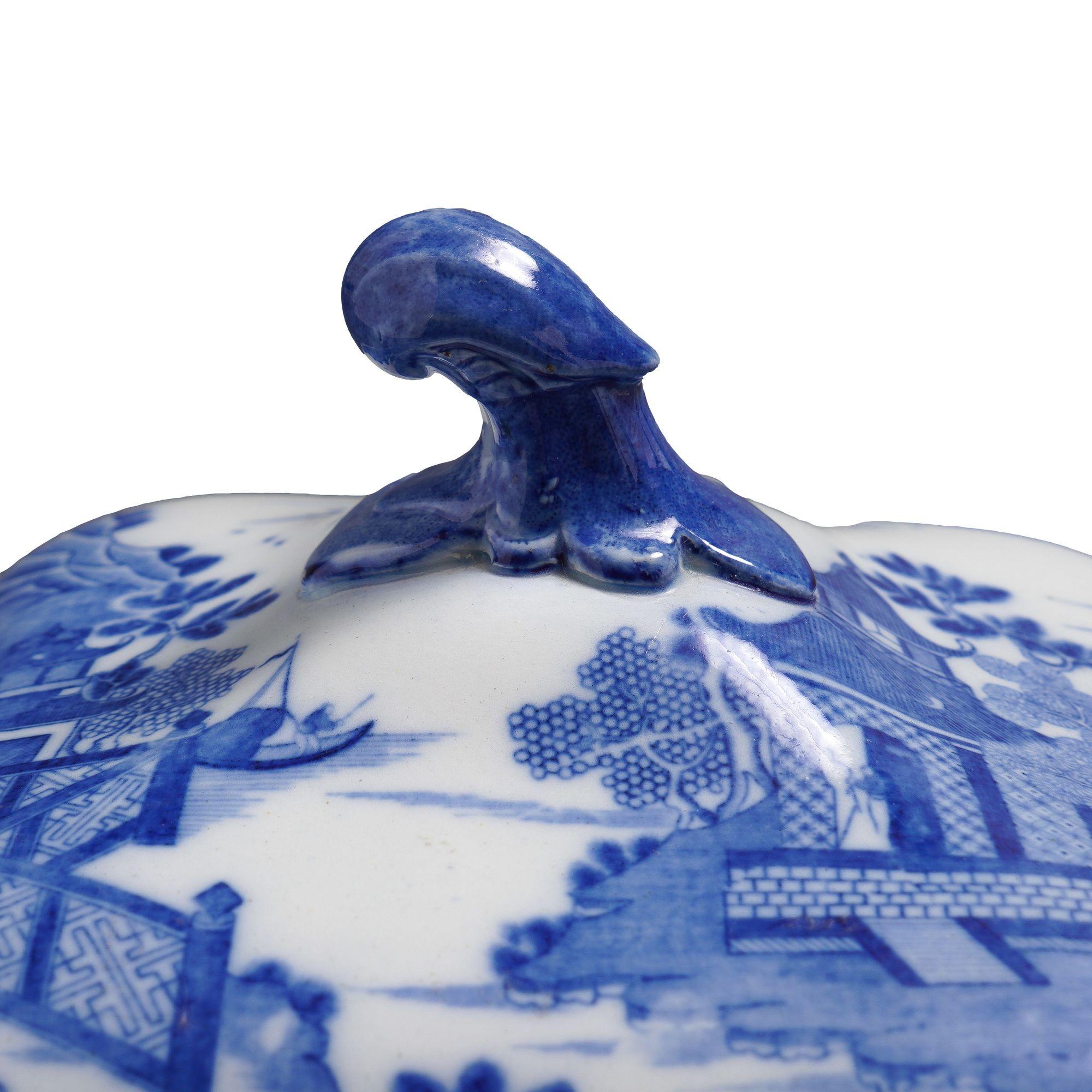 Fuente inglesa Davenport Tea House, c. 1800-25 en venta 4