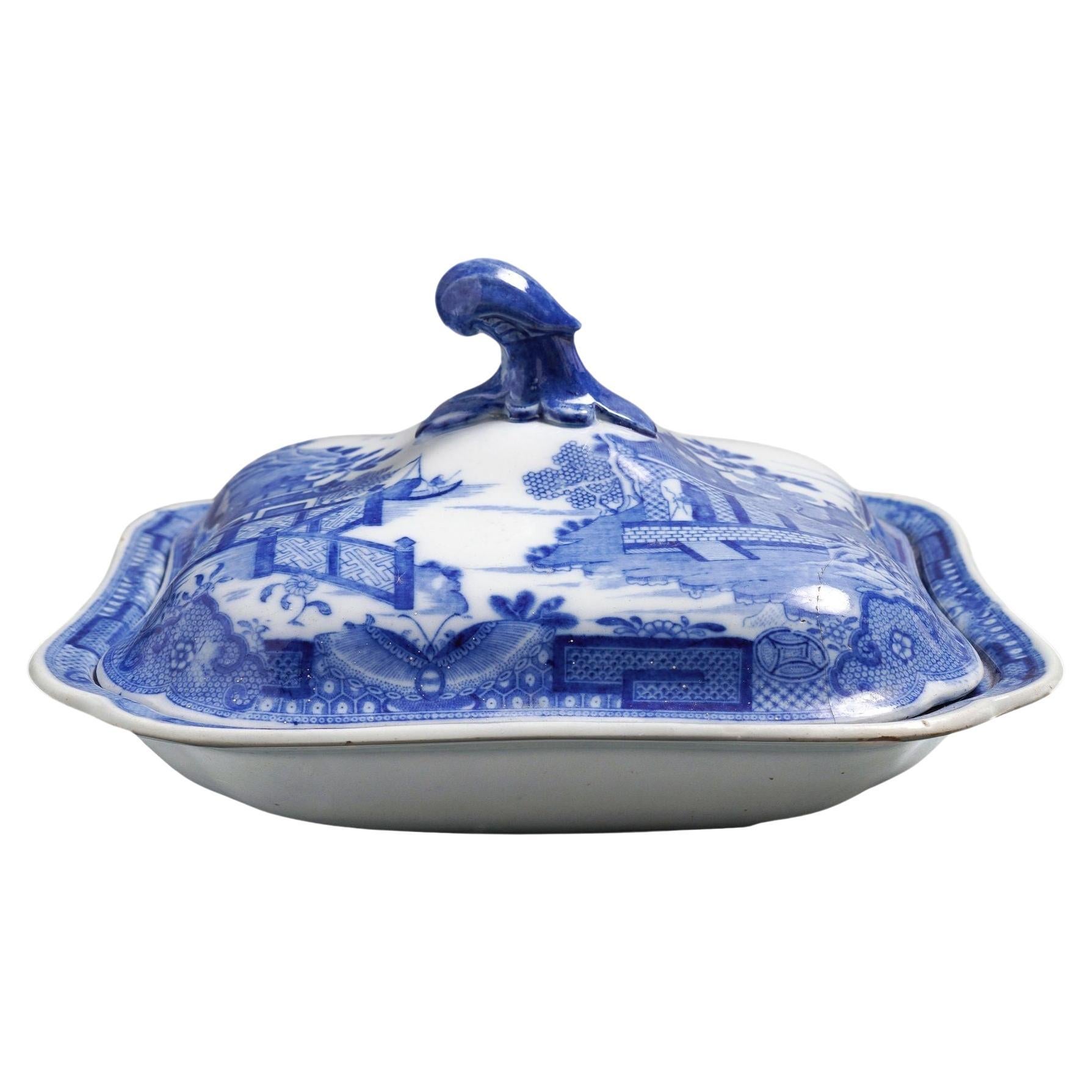 Fuente inglesa Davenport Tea House, c. 1800-25 en venta