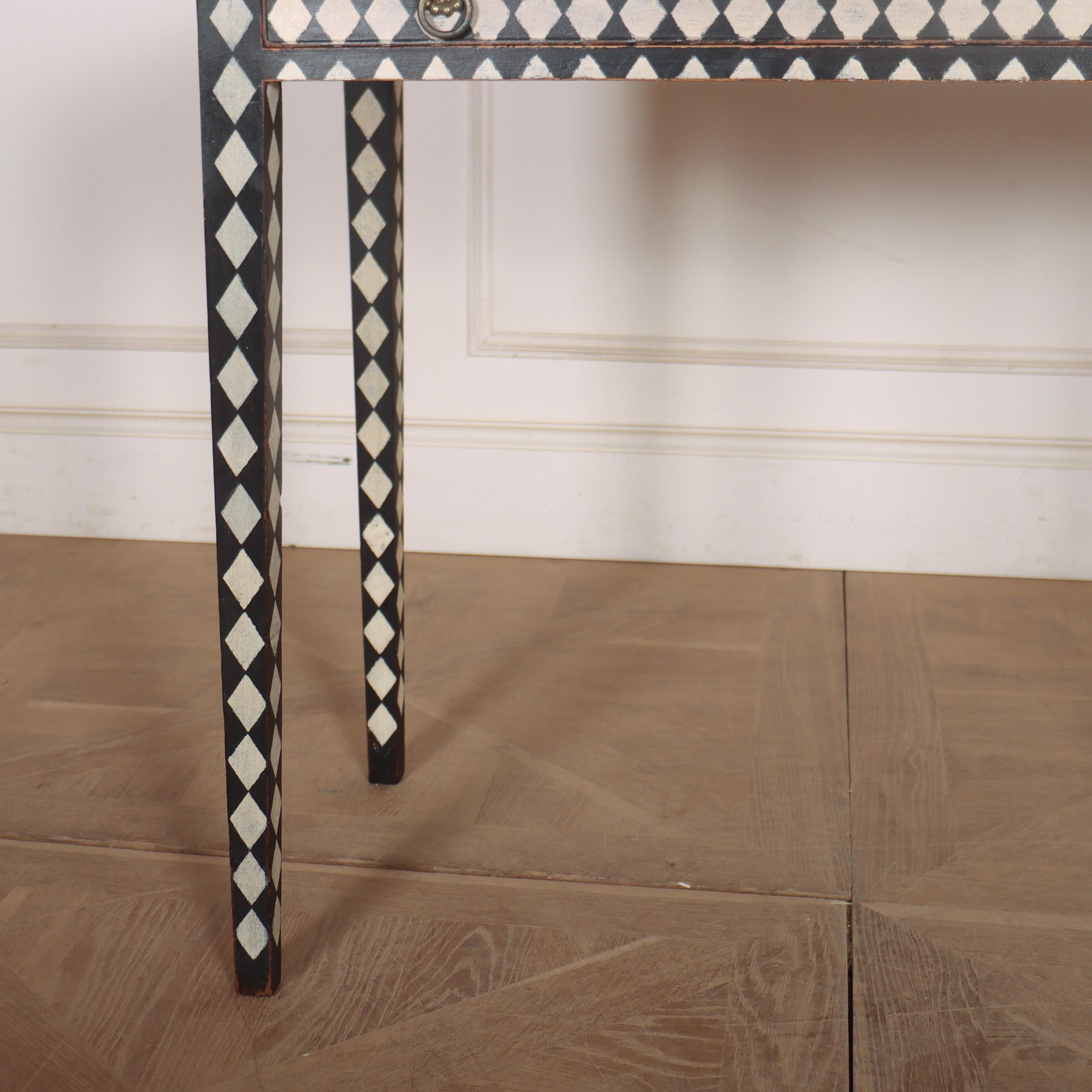Mesa lámpara decorada inglesa Pintado a mano en venta