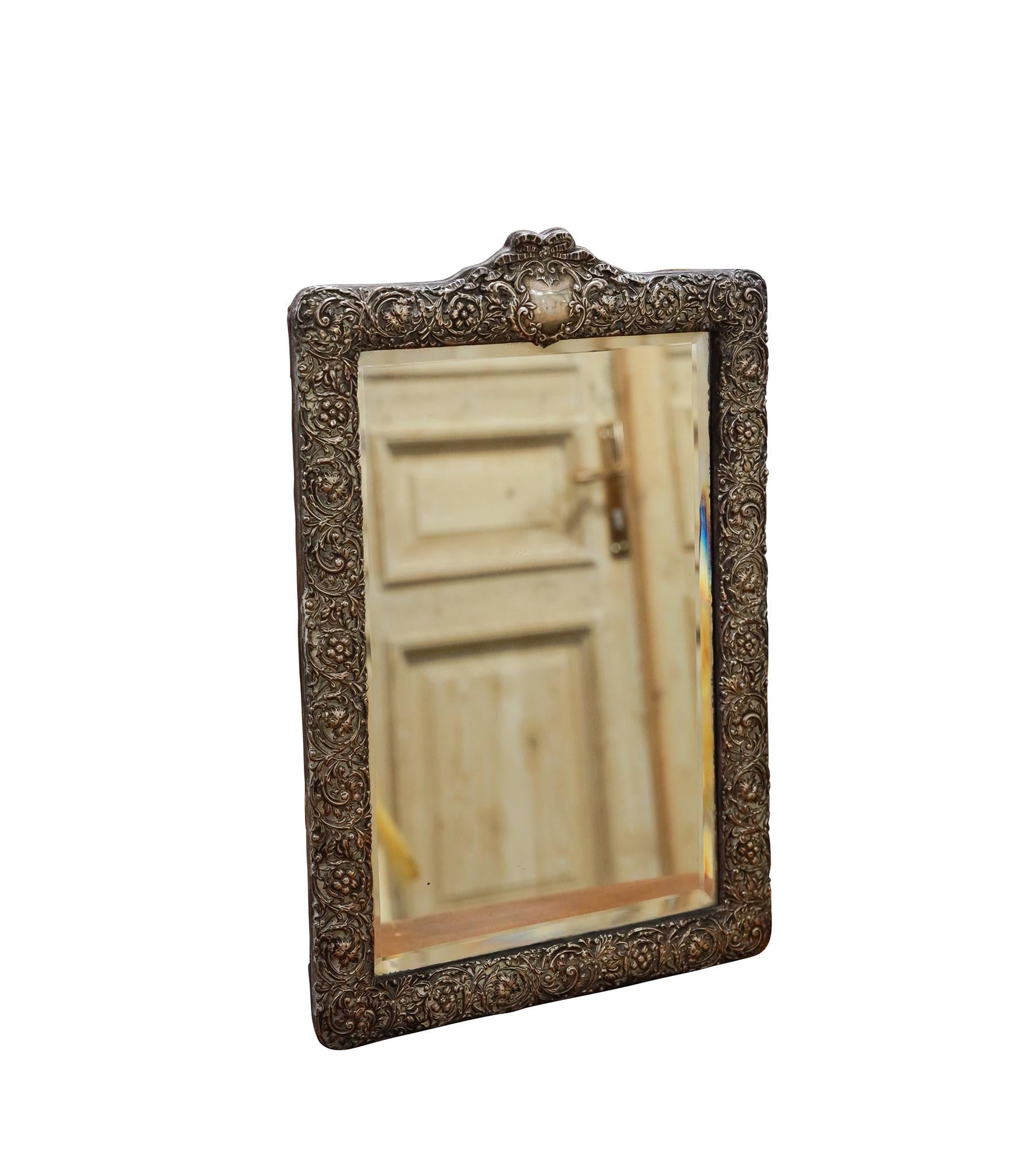 20th Century English Decorative Table-Top Mirror For Sale