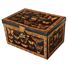 English Decoupage Butterfly Box