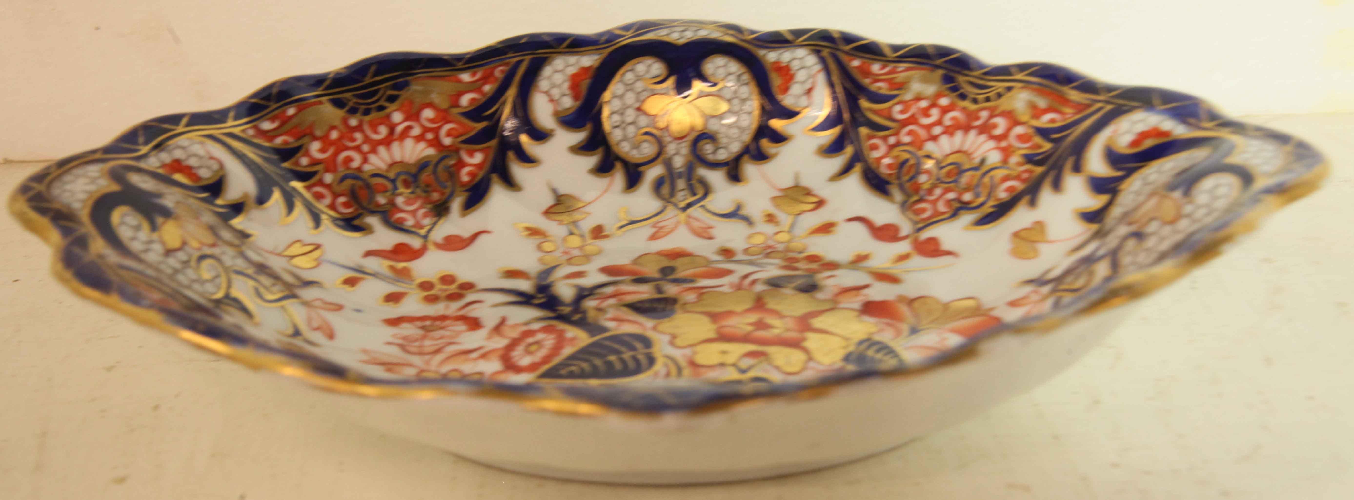 English Derby Oval Dish For Sale 1