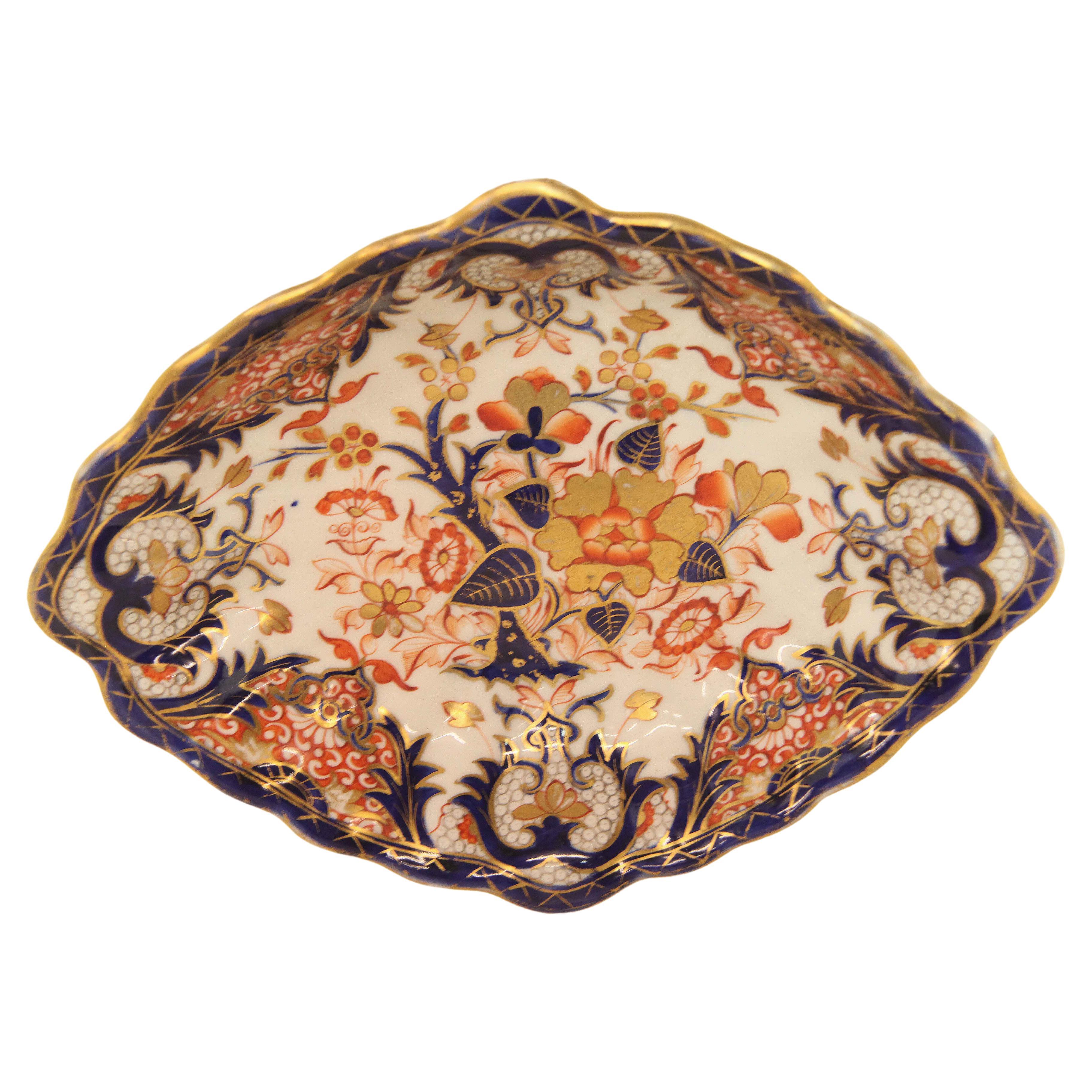 English Derby Oval Dish