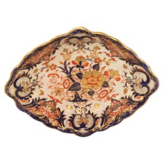 Antique English Derby Oval Dish
