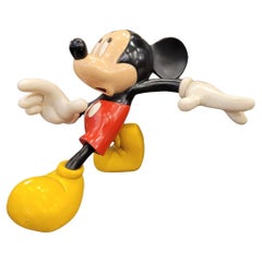 English Disney Sculpture “Mickey Mouse on the Run”Resin Epoxy Vintage Disney