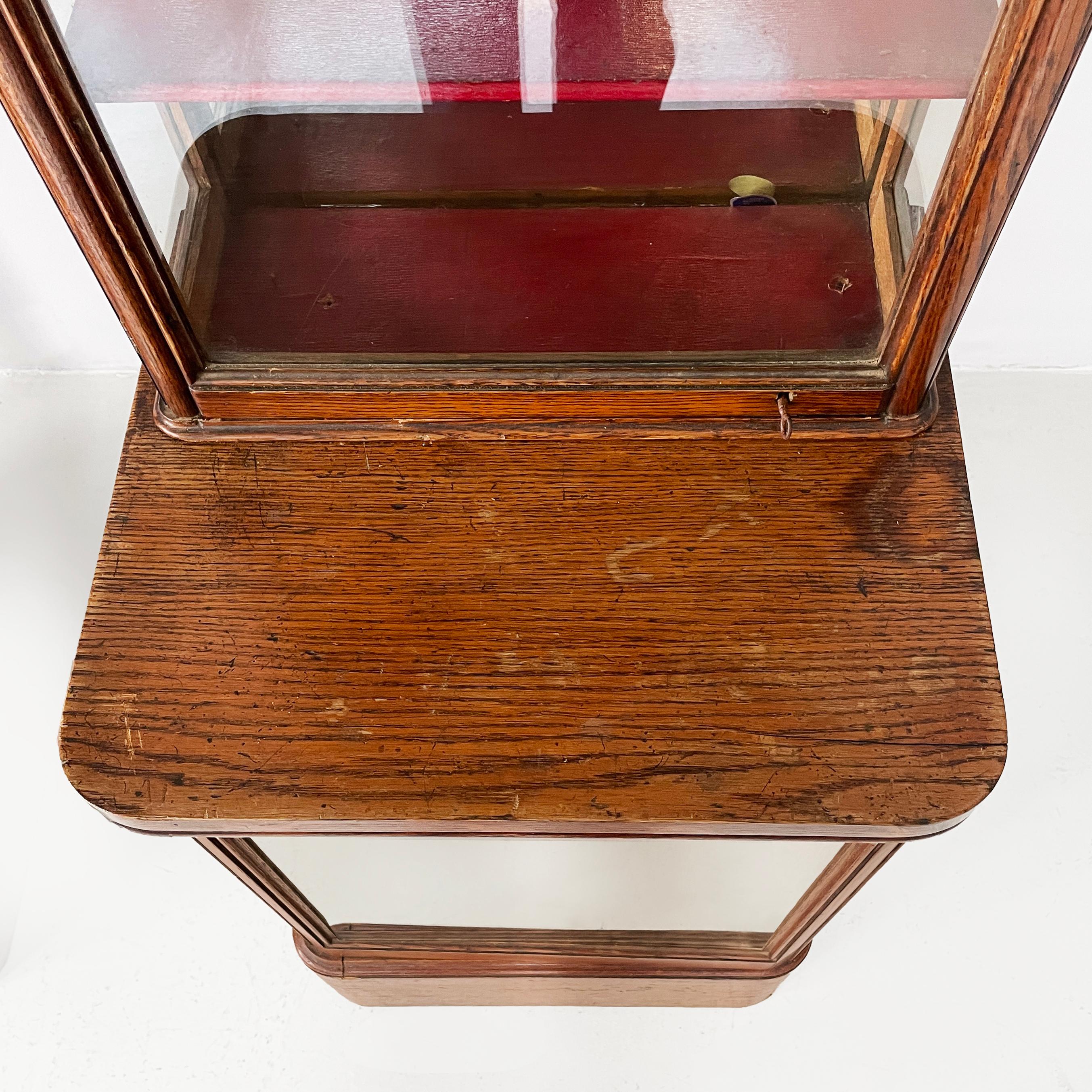 Englische Vitrinenkästen aus Holz und Glas, Mitte der 1800er Jahre im Angebot 10