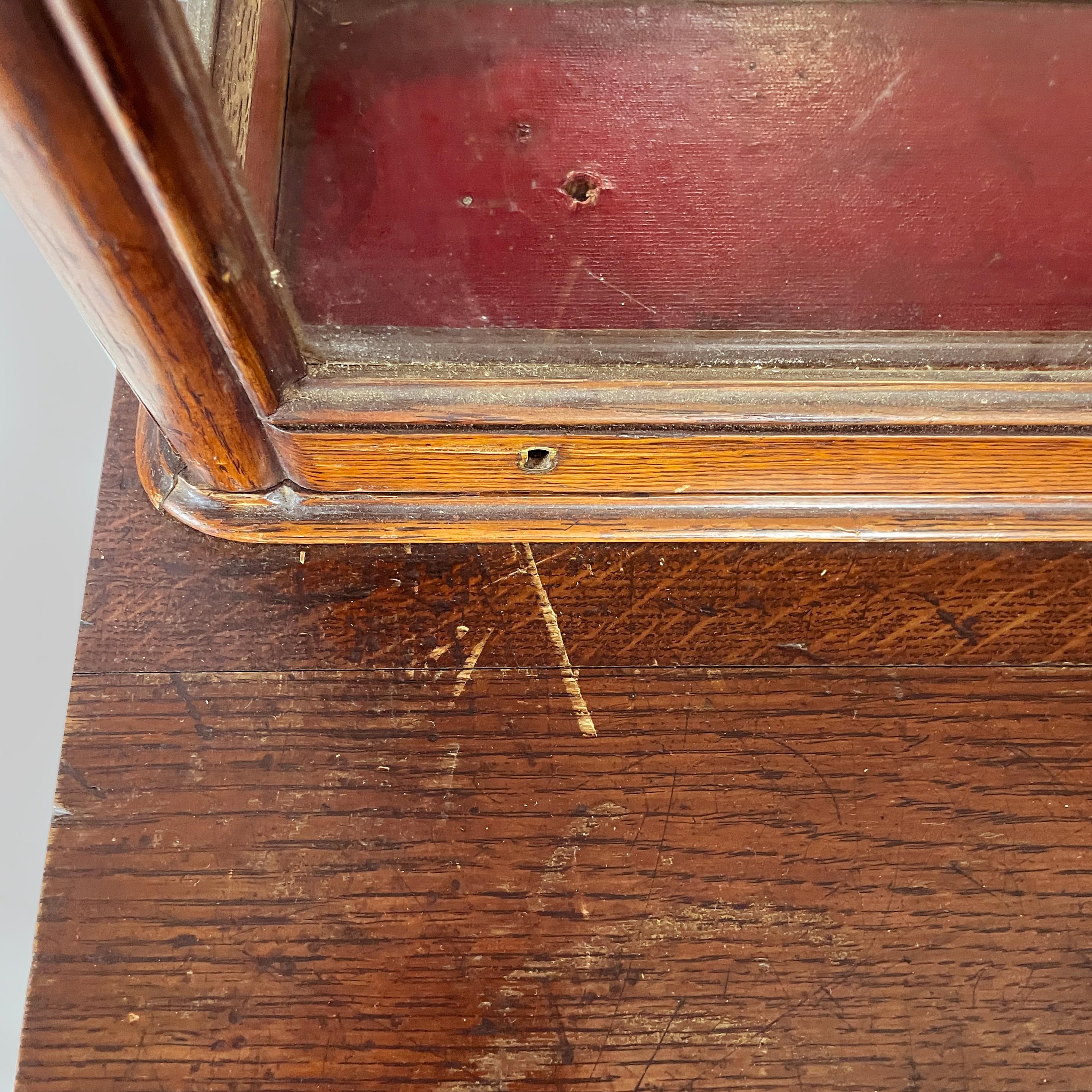 Englische Vitrinenkästen aus Holz und Glas, Mitte der 1800er Jahre im Angebot 11