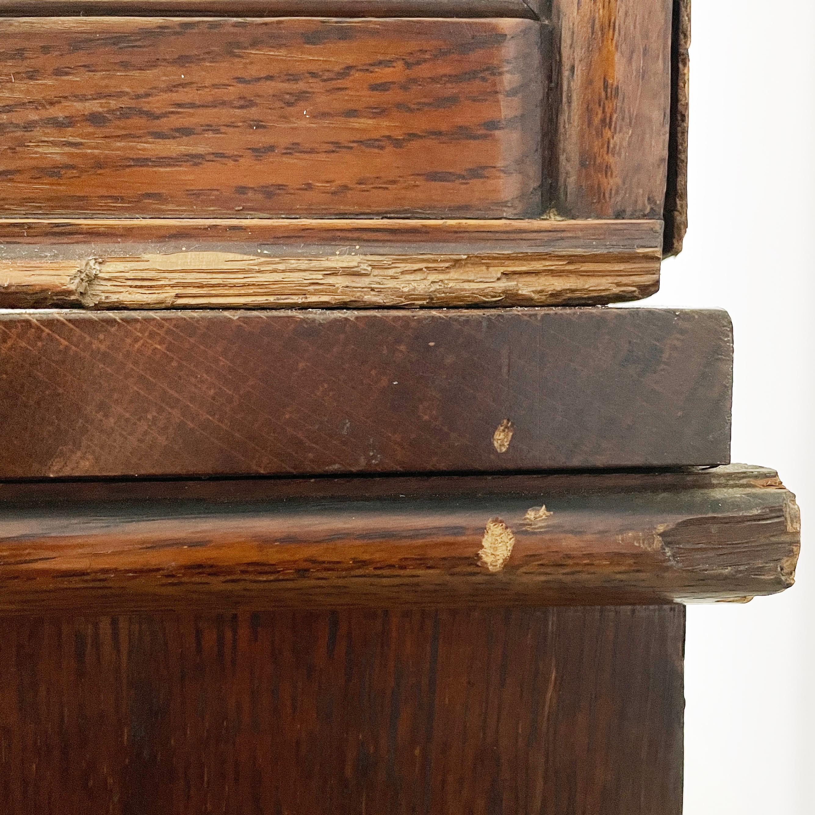 Englische Vitrinenkästen aus Holz und Glas, Mitte der 1800er Jahre im Angebot 15