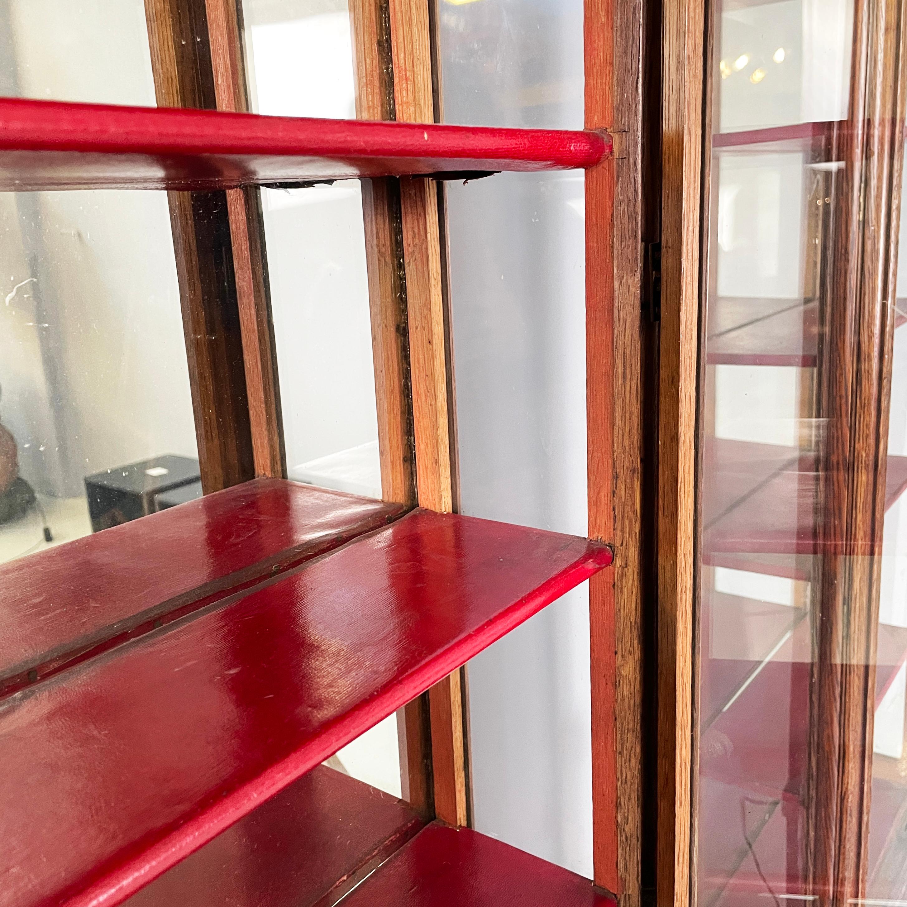 Englische Vitrinenkästen aus Holz und Glas, Mitte der 1800er Jahre im Angebot 3