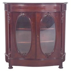 English Double-Door Display Cabinet