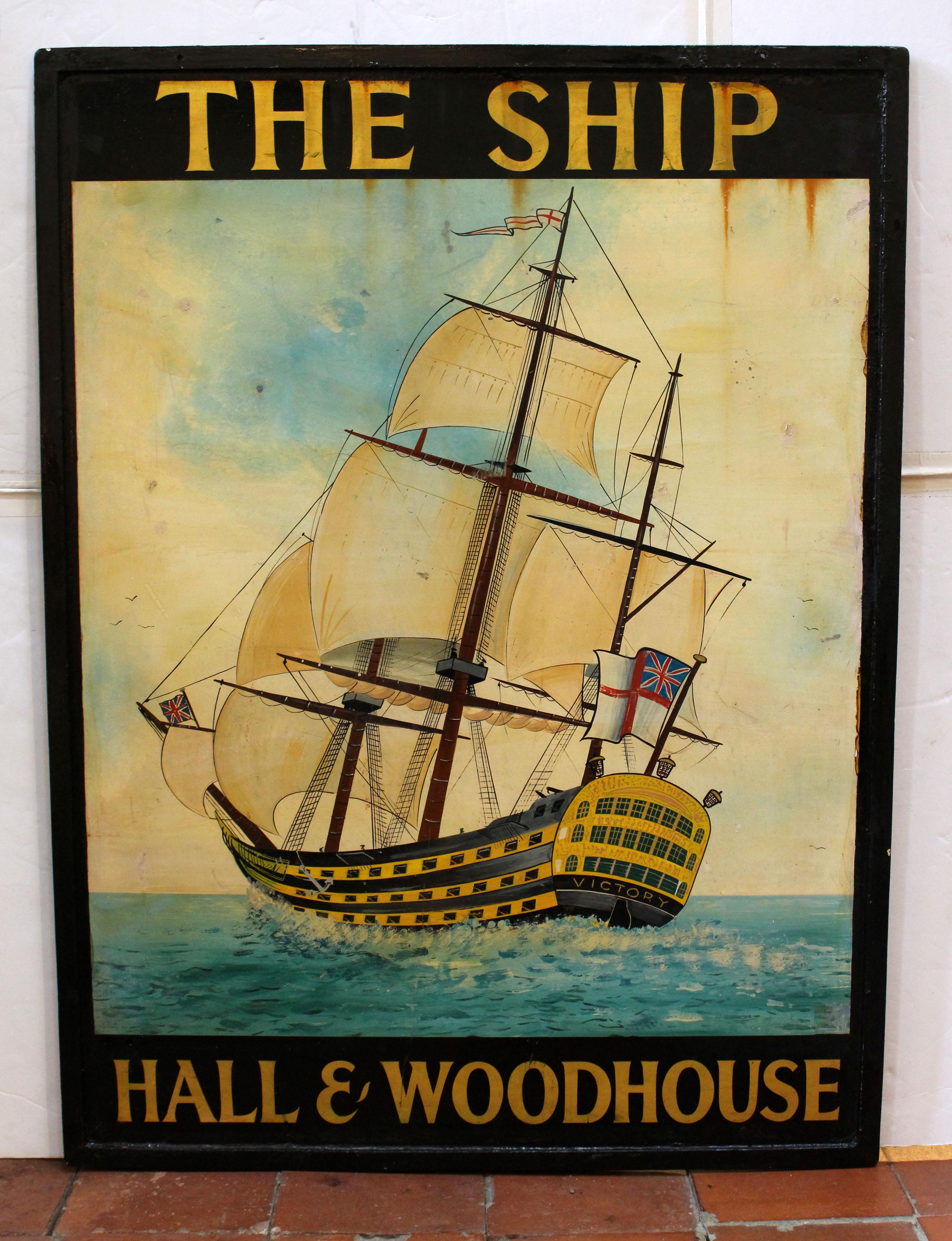 20th Century English Double-Sided Pub Sign for 