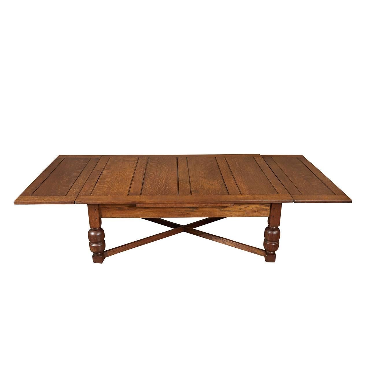 English Draw Leaf Coffee Table For Sale