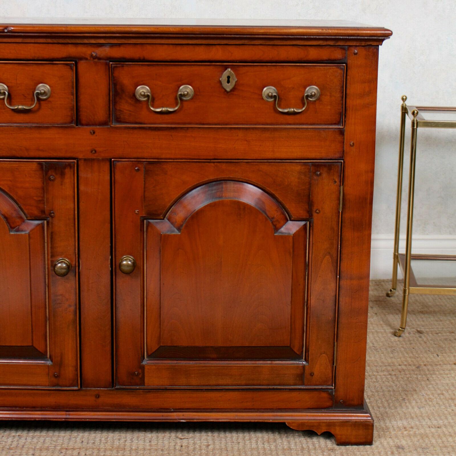 English Dresser Base Sideboard Cabinet Mahogany Arts & Crafts In Good Condition For Sale In Newcastle upon Tyne, GB