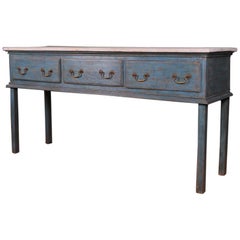 Antique English Dresser Base / Sideboard