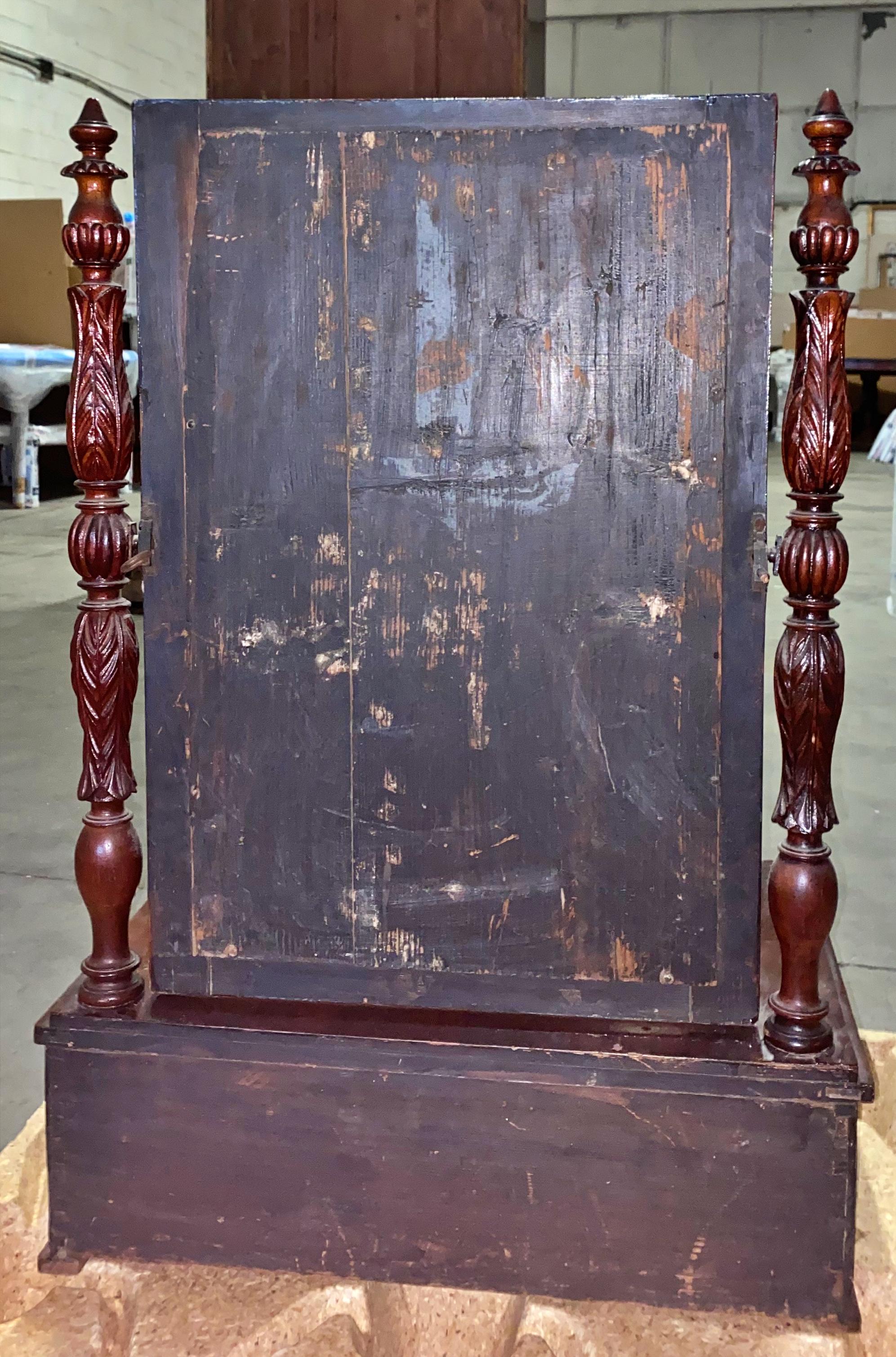 French English Dressing Table late 19th Century Walnut Root For Sale