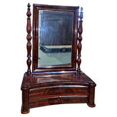 English Dressing Table late 19th Century Walnut Root