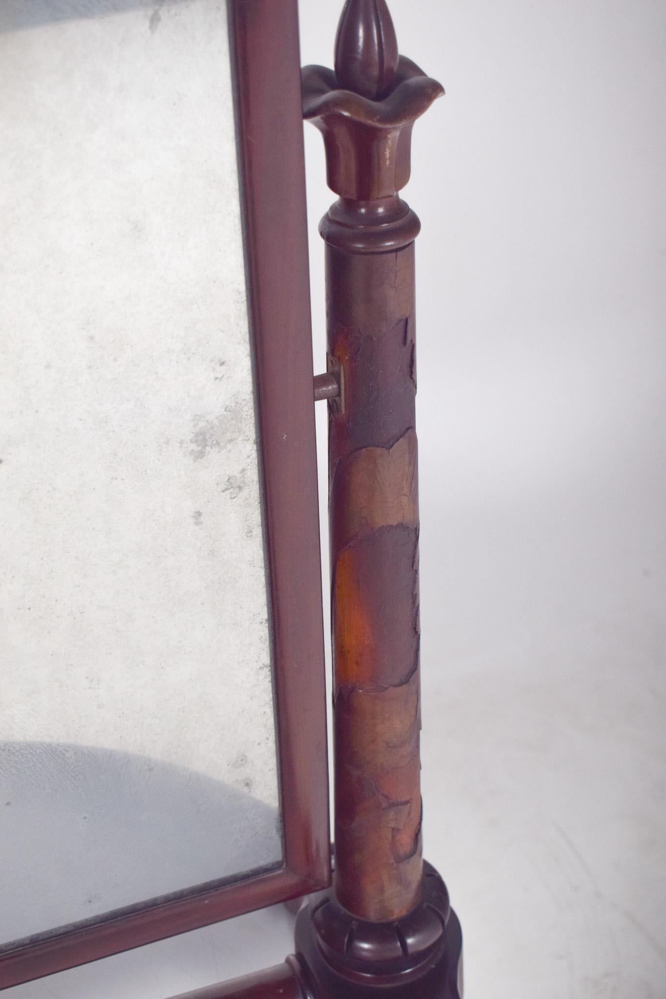 Specchio da toeletta inglese con torniture in vendita 3