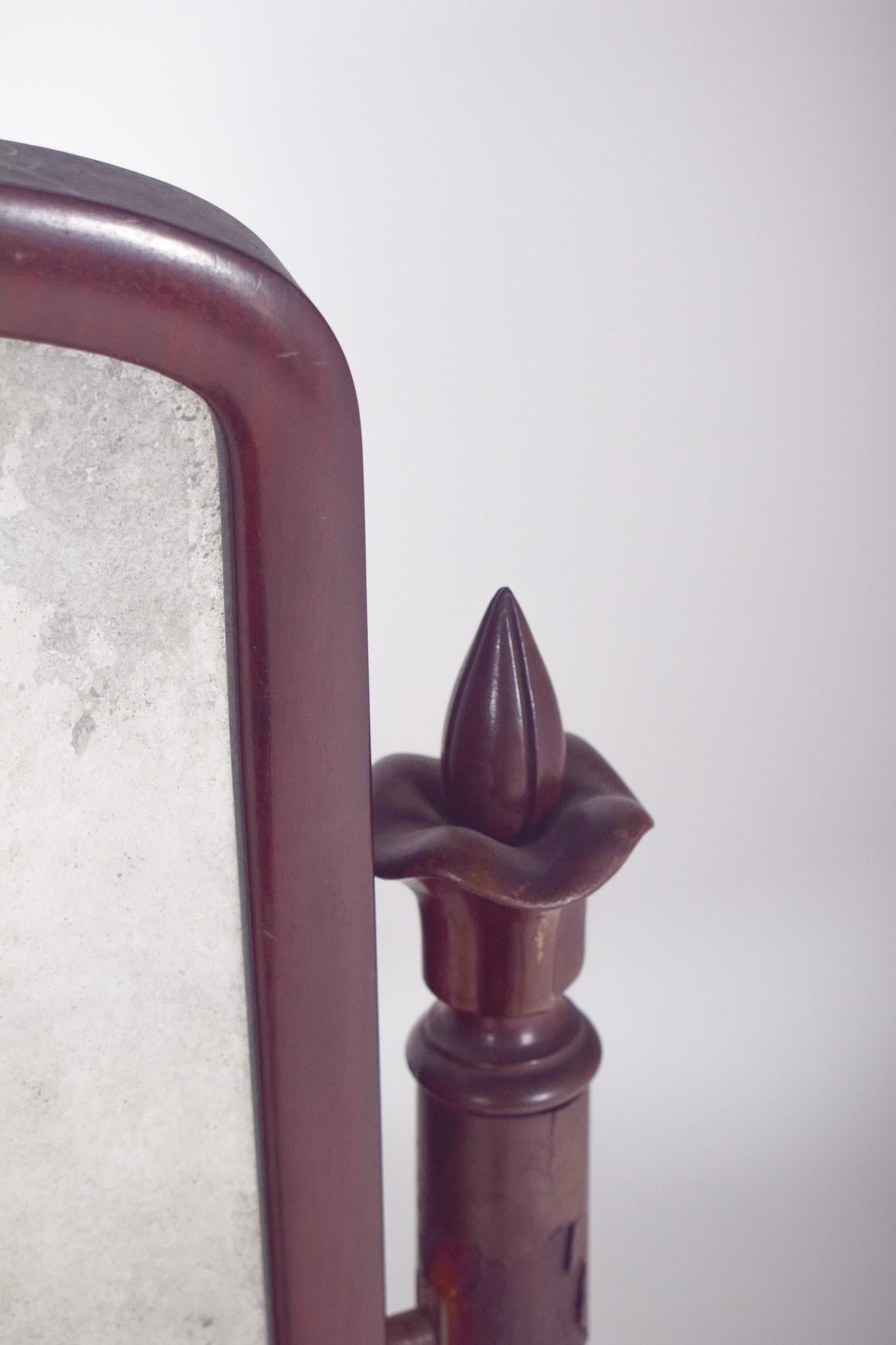 Specchio da toeletta inglese con torniture in vendita 2