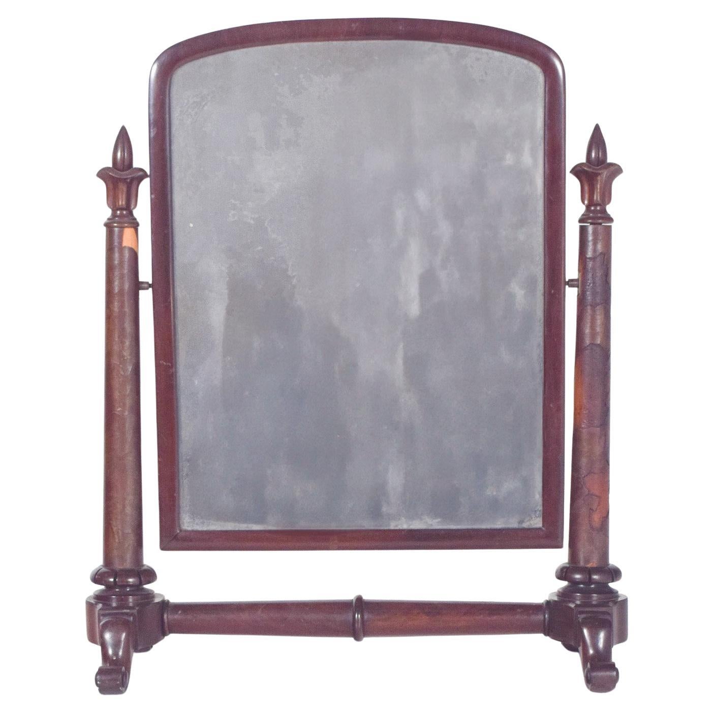 Specchio da toeletta inglese con torniture